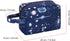 HUA ANGEL Travel Makeup Bag, Large Capacity Cosmetic Bags for Women, Waterproof Portable Toiletry Organizer with Handle