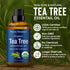 Organic Tea Tree Oil 30 ml, Pure Natural Oils for Aromatherapy, DIY, Candle and Soap Making