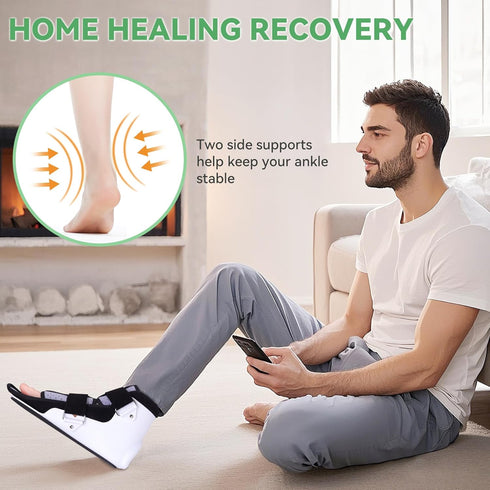 Walking Brace for Broken Toe Injuries, Sprained Ankles, Metatarsal Stress, Post-Op Support Left Foot Fracture Shoe Fits