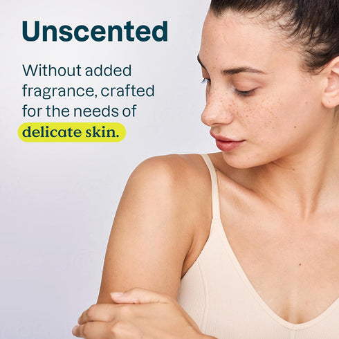 ATTITUDE Baking Soda Free Deodorant for Sensitive Skin with Oatmeal, EWG Verified, Aluminum Free, Unscented, 3oz