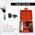 Vrasly 3pcs O2 Set, Offset O2 7/8" (22mm) 3/8" 1/2" Oxygen Sensor Socket, Automotive Oxygen Sensor Socket Sensor Switch