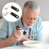 Gyinere Utensils,1 Spoon,1pcs Bendable Adaptive Pcs Fork(Black),for Elderly, Disabled People, ParkinsonS, Arthritis