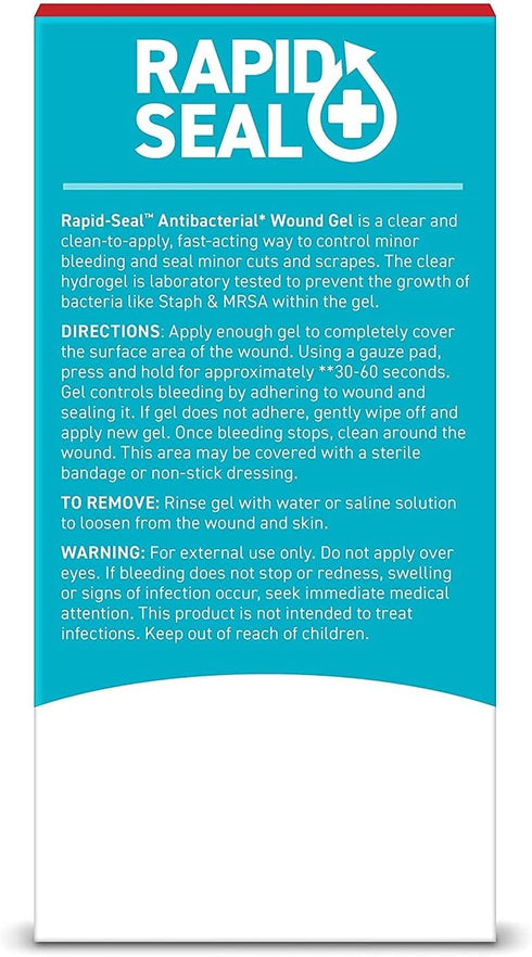 Wound Gel (1 Tube) - Stops Bleeding in Seconds, Ideal for Cuts, Scrapes, Razor Nicks, Emergency First Aid Supplies