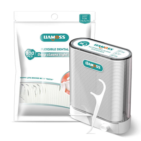 Dental Floss Dispenser, Adult Unbreakable and Shred-Resistant Flossers, 188 Count Professional Toothpicks, Perfect
