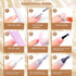 RARJSM Holographic Nail Polish - Shimmer Gold Gel Polish, Unicorn Effect Nail Art Colors, 7.5ML Curing Required