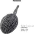 Shaoduoli Ball(30g/4pcs) Stainless Steel Wool,Kitchen Scrubber with Hanging Lanyard,Heavy Duty Metal Scrubbing