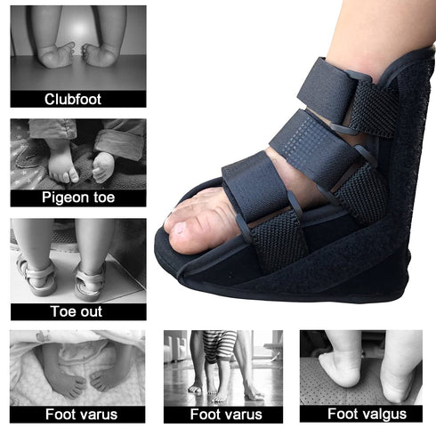 Muxiano (18CM) AFO Drop Foot Brace for Kids Toddler Ankle Foot Orthotics Night Splint, Baby Functional Orthotics & Foot