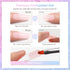 ROSALIND 2 PCS Soft Pink&White Poly Extension Gel for Nails, 30ml White & Light Pink Poly Builder Acrylic Nail Colors