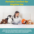 Snugglekid 11x20, Penguin Sensory Weighted Vibrating Pillow, Pressure Activated for Kids Adults, Pillow Animal, Calming