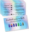 Press-On Nail Application Instructions Cards - Nail Aftercare Instructions Cards, 50 Pack, DIY Press-On Nail Kit