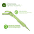 Plackers Back Teeth Micro Mint Dental Flossers, Delicious Mint Flavor, 75 Count - Provides Easy Access for Back Teeth,