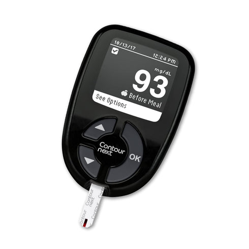Ascensia CONTOUR NEXT Blood Glucose Monitoring System, All-in-One Kit with Glucose Monitor and 20 Test Strips