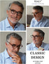 Eyekepper Blue Light Blocking Vintage Reading Glasses for Men and Women