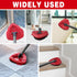 Wanry flourigems Kitchen(3 Scrub Brush Replacement Head for O CED, Spin Mop Scrubber Brush Head Replace with Base