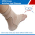 CRS Cross Achilles Heel Gel Sleeves - 1 Pair of Premium Padded Compression Gel Sleeve Socks for Protection