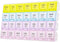 Teikou Large Weekly Pill Organizer 4 Times A Day, Medicine Cases,Moisture-Proof 7 Day