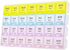 Teikou Large Weekly Pill Organizer 4 Times A Day, Medicine Cases,Moisture-Proof 7 Day