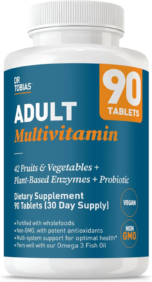 Dr. Tobias Adult Multivitamin for Women & Men - Immune Supporting Vitamins