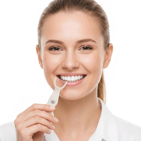 Reusable Dental Floss Holder for Adults: Portable Teeth Clean Flosser Handle Tool,