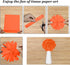 Undemouc 100 Sheets Orange Tissue Paper 20x14 Inches for DIY Crafts, Birthday, Weddings, Party Decor