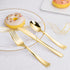 N9R 60 Pcs Gold Plastic Silverware Set, Disposable Flatware for Parties, 30 Gold Forks, 15 Spoons, 15 Knives