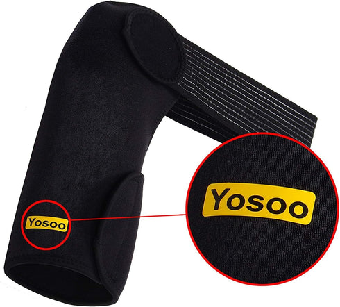 Yosoo Elastic Shoulder Brace Support Strap Wrap Belt
