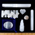 DANCING BEAR Selenite Protection Collection (22 pc Set): 12-15 Sticks (1.5-2”), Palm Stone, Heart, Tower, 8" Stick,