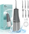 Sejoy Cordless Rechargeable Water Flosser, 6 Jet Tips, IPX7 Waterproof, Oral Irrigator for Kids and Braces
