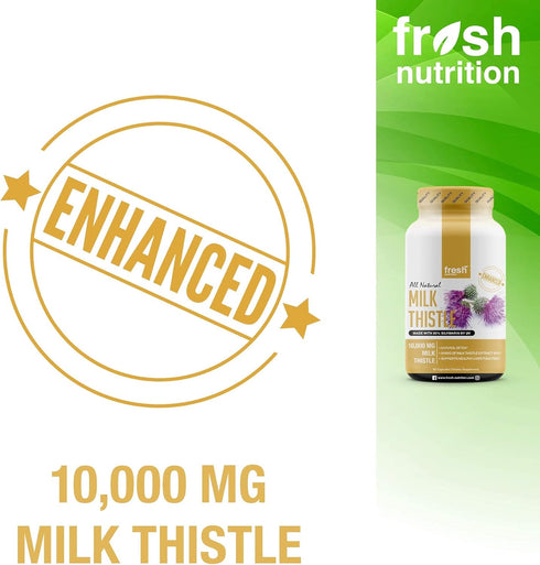 Fresh Nutrition Milk Thistle Capsules, 10,000mg