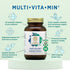 PURE SYNERGY Multi·Vita·Min, Vegan Multivitamin Made with Organic Whole Foods, 60 Tablets