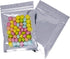 100 Pack Resealable Mylar Bags, 4 x 6 Inch Flat Zip Lock Bags for Food Storage Packaging