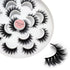 Veleasha 5D Faux Mink Lashes, 7 Pairs Pack, Handmade Wispy Fluffy Dramatic Eye Lashes, Luxurious Volume (5D09)