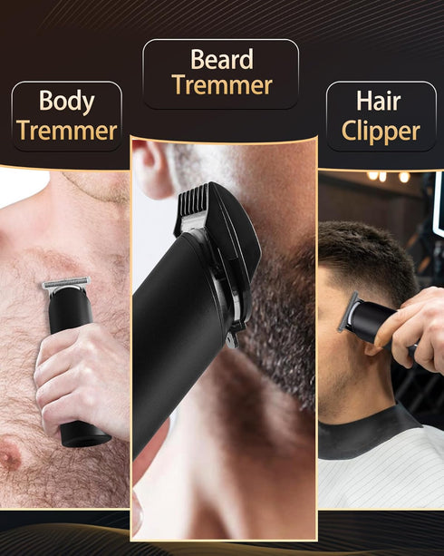 ?????????????? Manscape Trimmer for Men - Rechargeable Beard Trimmer, Waterproof Body Trimmer with Standing Recharge Dock