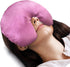 Atsuwell Sinus Mask, Warm Cold Compress Eye Mask for Dry Eyes, Microwavable Face Heating Pad for Migraines, Stress