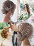 Unicra Bride Rhinestone Wedding Hair Vine, Gold Bridal Hair Piece Crystal Headband for Women and Girls