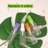 Honbay 4PCS 30ML Small Portable Reusable Plastic Fine Mist Spray Bottles - Transparent Travel Cosmetic Spray Bottles