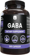 PURE ORIGINAL INGREDIENTS GABA (365 Capsules) - No Fillers, Always Pure, Lab Verified