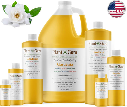 Gardenia Fragrance Oil 4 fl. oz. Scented Oil for DIY Soap Making, Candles, Bath Bombs, Body Butters. Used in Aromatherapy Diffusers, Burners and Warmers. Great Addition to Lotions and Creams.