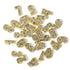 WOKOTO 30pcs Gold Number Nail Charms (0-9), 3D Nail Art Charms for Acrylic Nails, Alloy Nail Gems