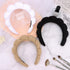3 Pack Spa Headbands for Washing Face - Terry Cloth Makeup Headbands for Skincare