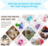 50Pcs White Organza Bags, 3x4 Inch Sheer Wedding Party Favor Bags with Drawstring