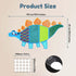 Srichly Texture-Packed (Dinosaur-1) Sensory Wall Panel for Kids, Sensory Mats for Playroom Wall Decor, Tactile Sensory