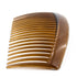Yeshan 3.2" Plastic Hair Side Comb with Teeth Comb HairPin Clip for Women, Brown (12pcs)