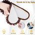 Washable Chenille Microfiber Slippers, Detachable Mop Slippers for Office Home Room (Brown, Women 7-9/Men 5-7)