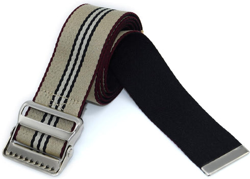 LiftAid 60" 2" Transfer Belt with Metal Buckle Transfer and Walking Aid with Belt Loop Holder for Assisting Patients