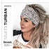 Olbye Boho Headbands for Women, Wide Turban Elastic Nonslip Hairbands for Workout Yoga Running (H- Leopard)