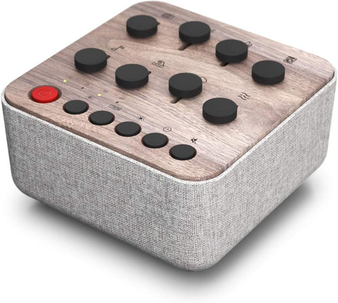 TempoChef White Noise Sound Machine Mixer-Pulsing Light with 8 Natural and Soothing Sounds