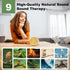 Seektain 9 Singing Bird Box with Motion Sensor, White Noise Nature Sound Machine for Bathroom Privacy & Home, Soothing