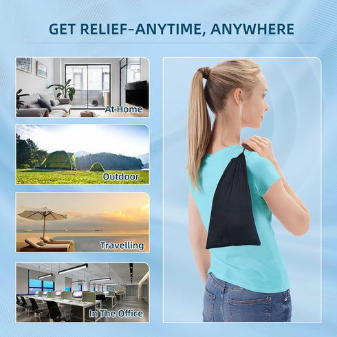 Cervical Neck Traction Device, Over-The-Door Portable Neck Stretcher for Home Physical Therapy