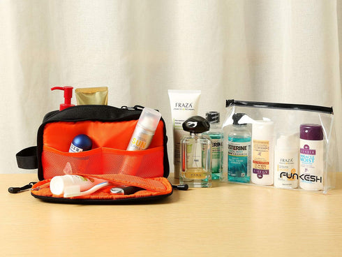 Mens Toiletry Bag - Waterproof Organizer Travel Shaving Dopp Kit, Perfect Travel Accessory Gift